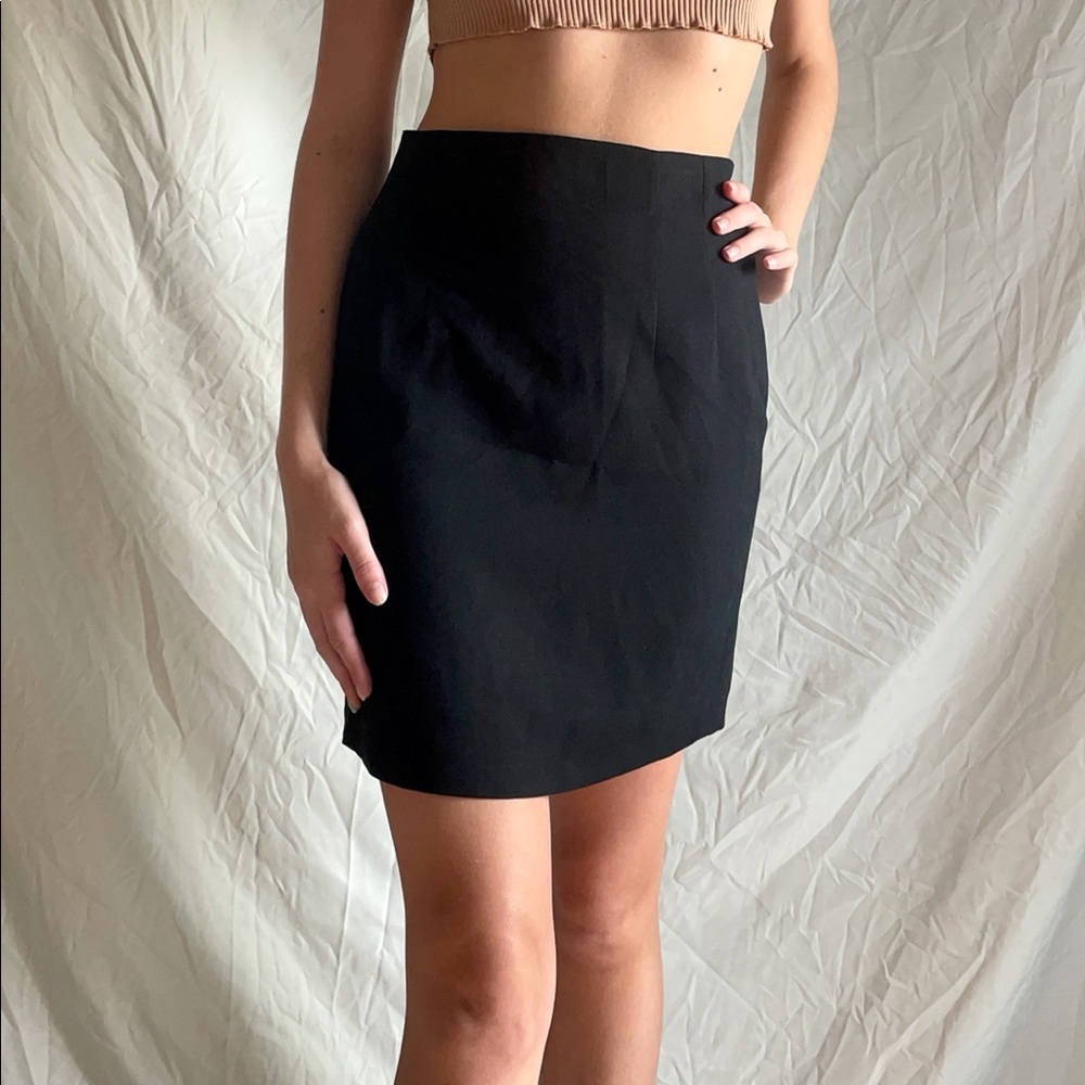 vintage black skirt